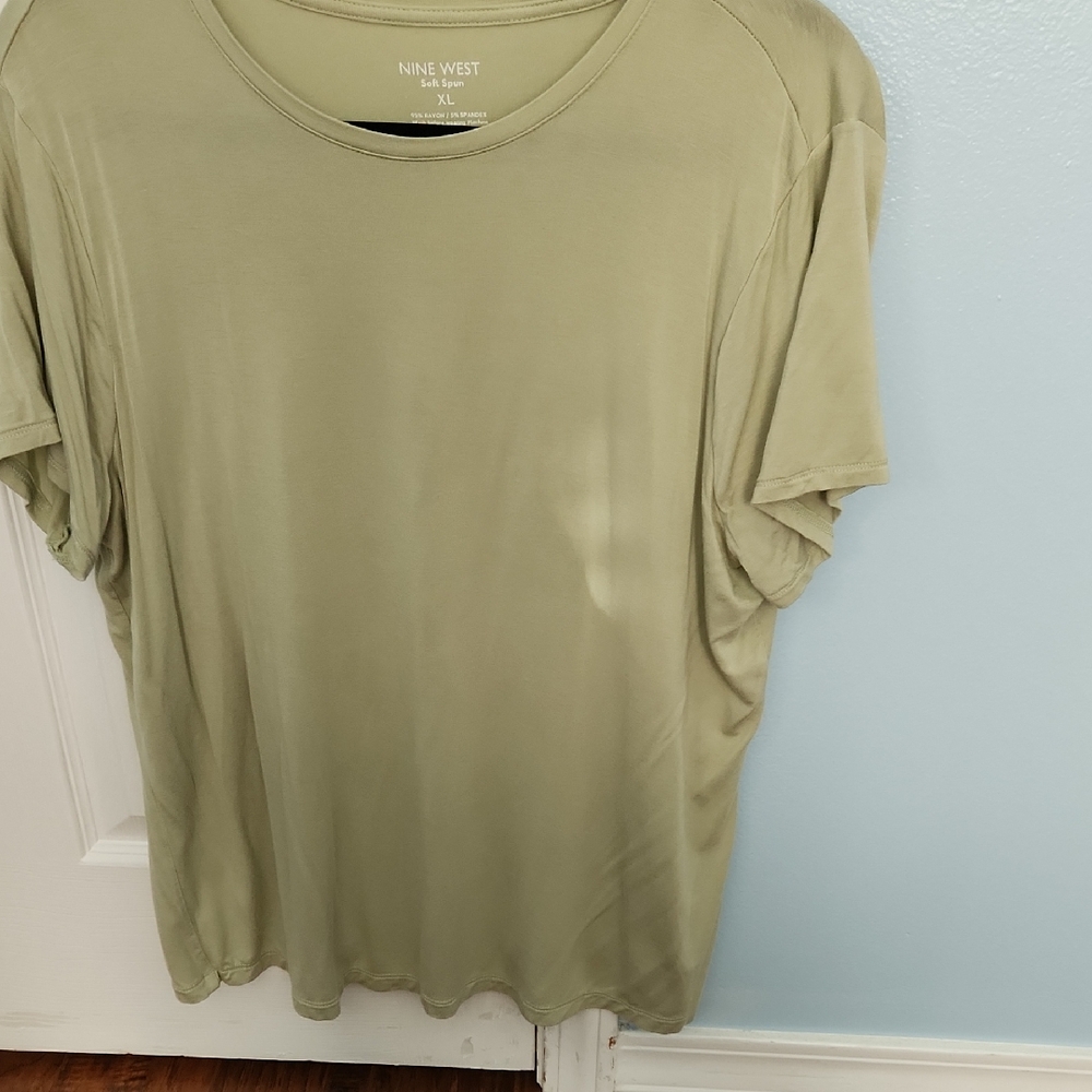 Nine West Sage Green Tee